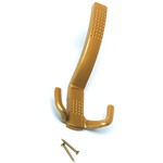 Крючок-вешалка со скрытым креплением КВС-3 золотой металлик